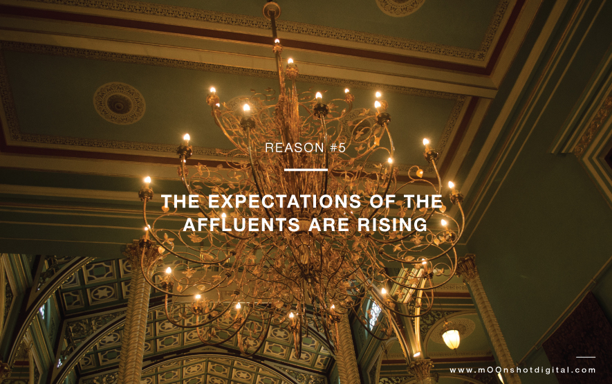 Reasons Why Luxury Brands Must Embrace Digital - Expectations - mOOnshot digital marketing agency Singapore